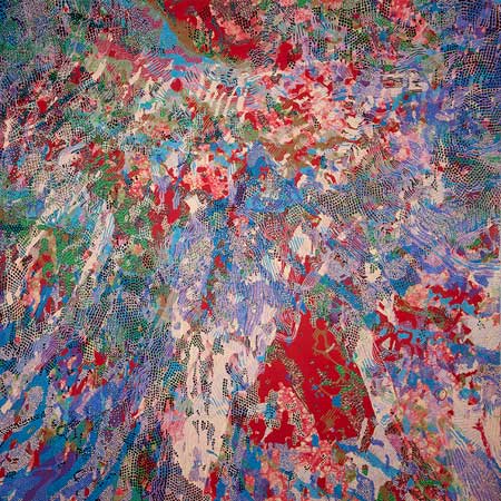 Tendency to Exist, acrylic on panel, 30" x 30", sold