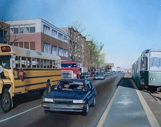Babcock Street, oil on canvas, 25" x 30"