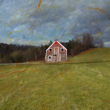 Dream House 4, photograph on metal, 12" x 12", $200; also available on watercolor paper, 16" x 16", $185