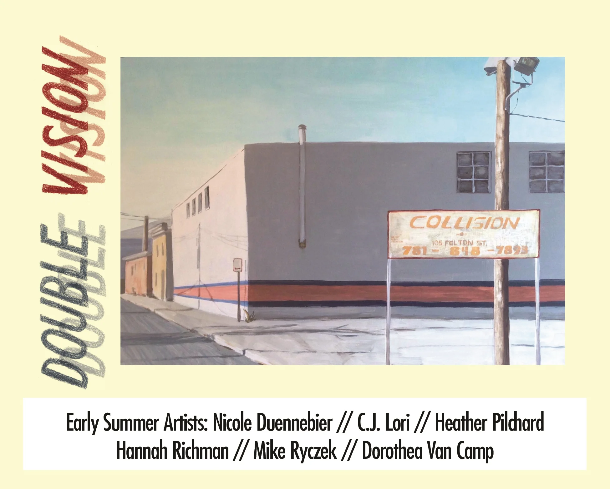 Above: Collision, Hannah Richman, oil on canvas