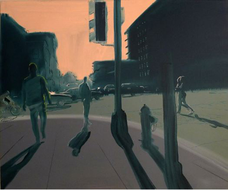 Intersection, oil on linen, 30" x 36"