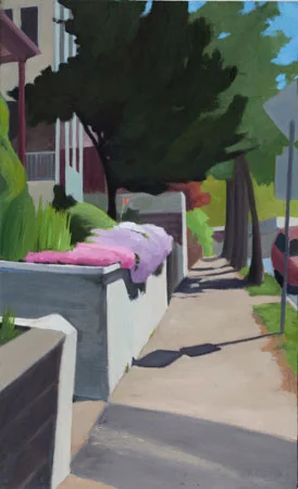 Linwood Street, oil on panel, 18" x 11" $800