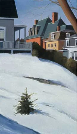Maple Street, oil on canvas, 35" x 20" $3200