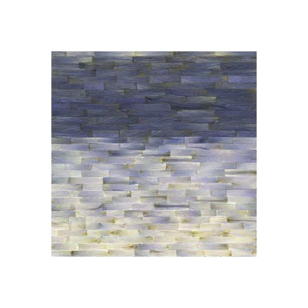 Color Bands, Delphinium (No.2), Delphinium Petals on Painted Panel, 6" x 6" $400