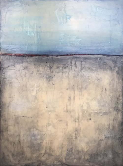 Still, encaustic on board, 25" x 19" framed , $1,200