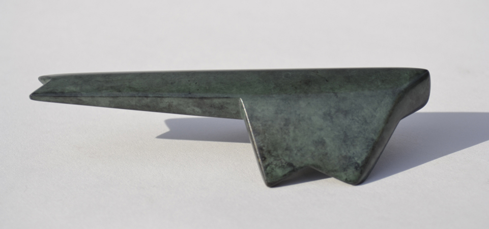 Standing on the Wind (2/7) , 1 1/2" x 4 3/4" x 2", bronze, $325