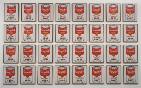 Andy Warhol, Campbell's Soup Cans , 1962