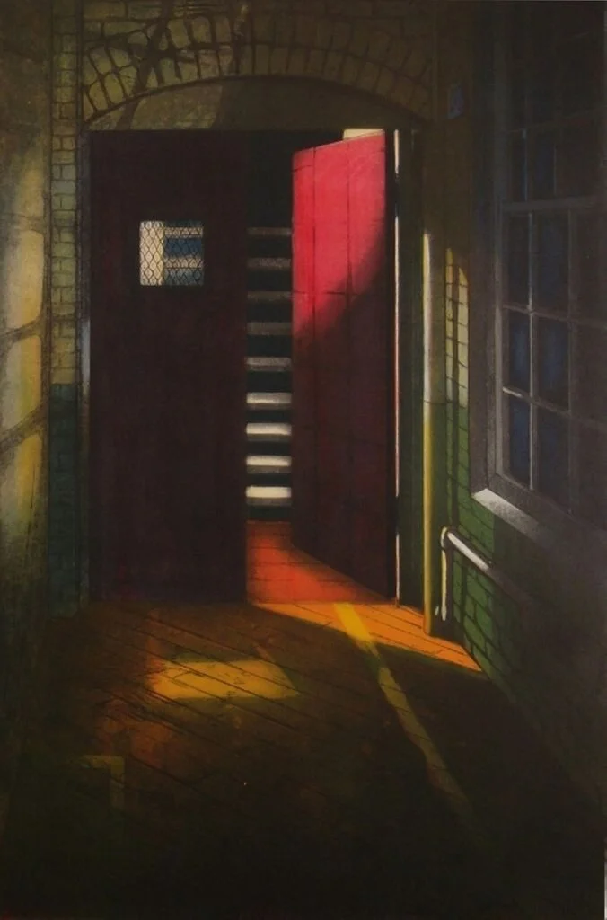 No Exit , multi-plate color etching, 23 3/4" x 17" paper size, $750