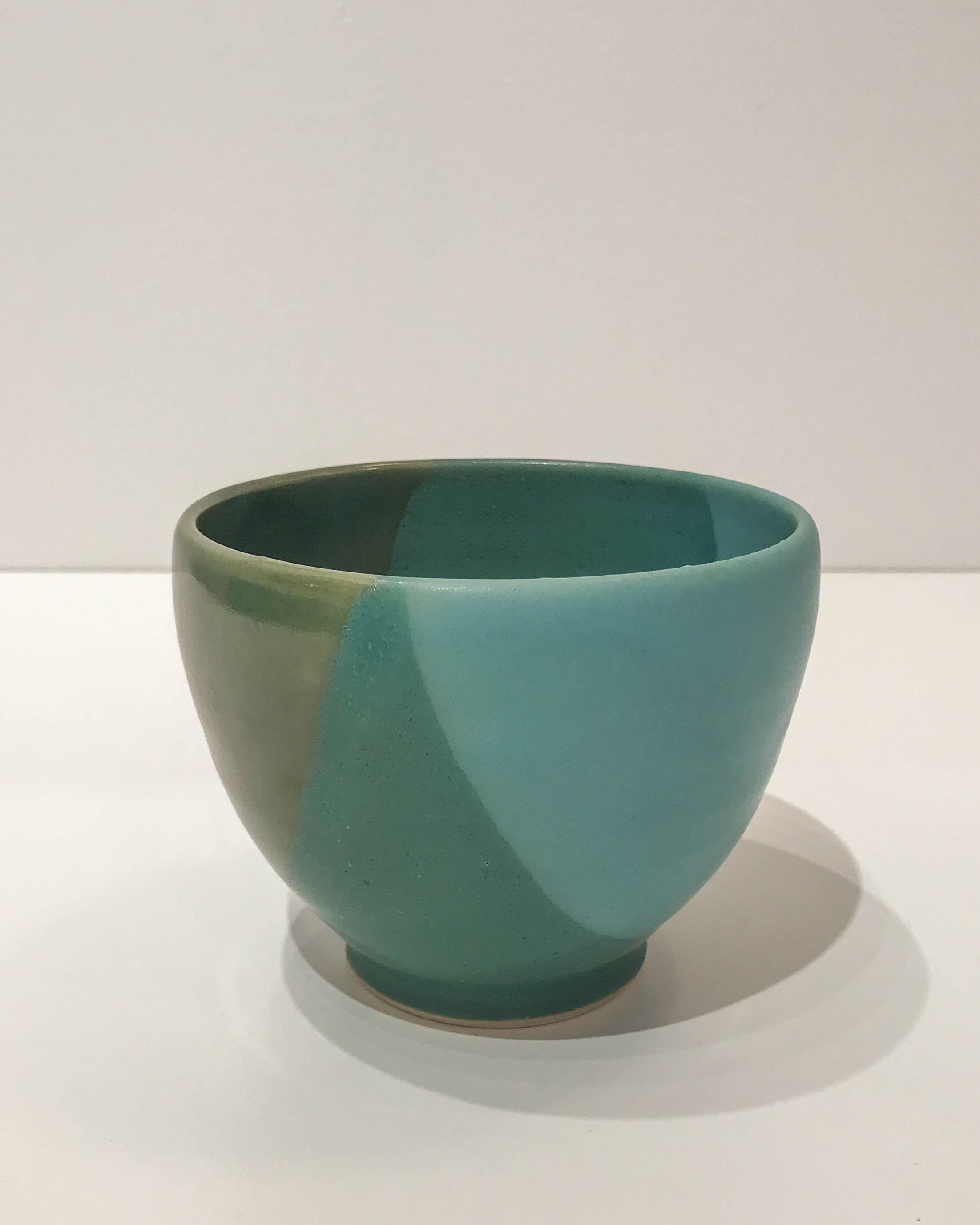   Jennifer Crowe , small green bowl, hand-thrown stoneware, 3 1/2" x 4 1/2",&nbsp;$36 