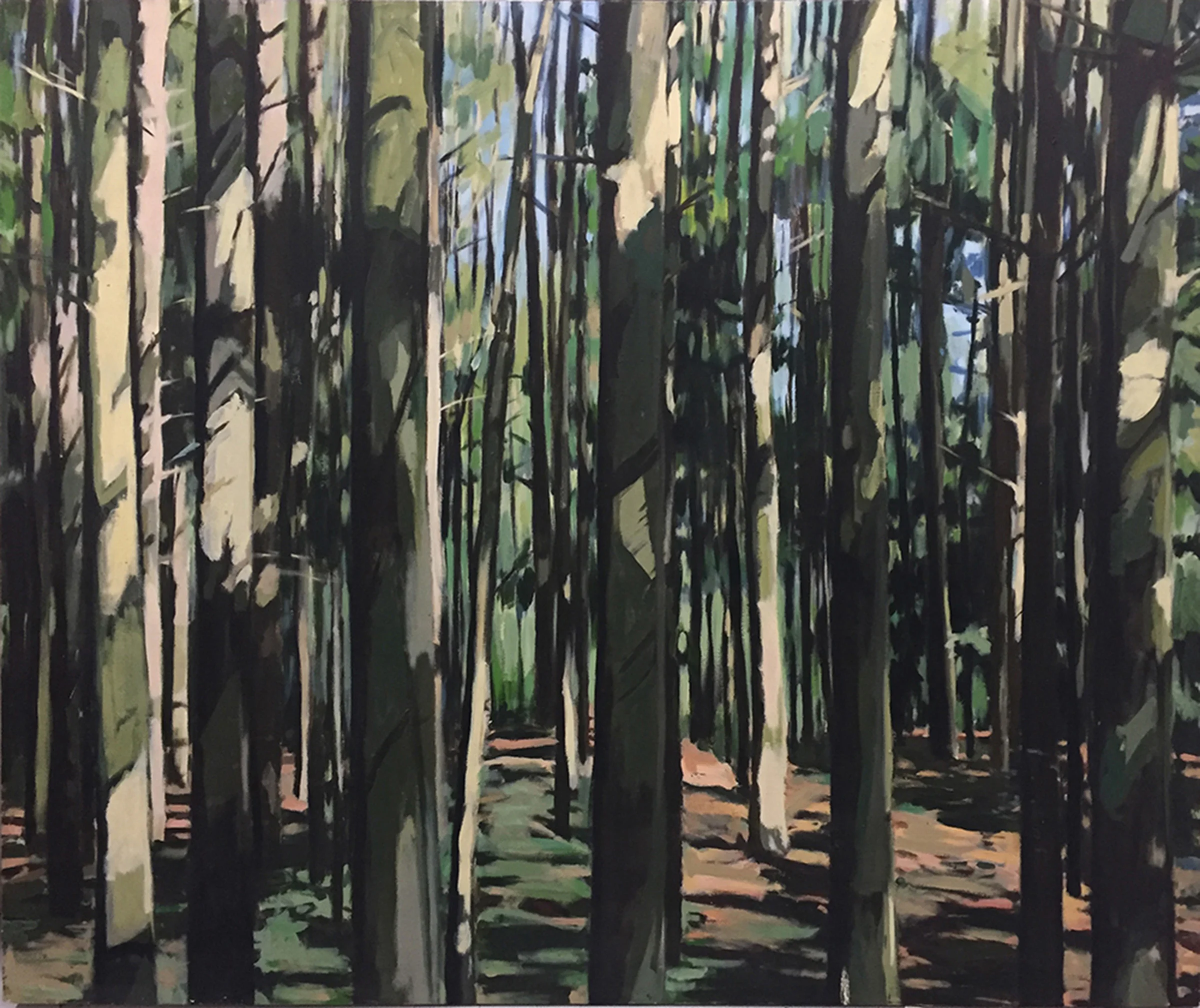 If a Tree Falls , oil on canvas, 60" x 72"