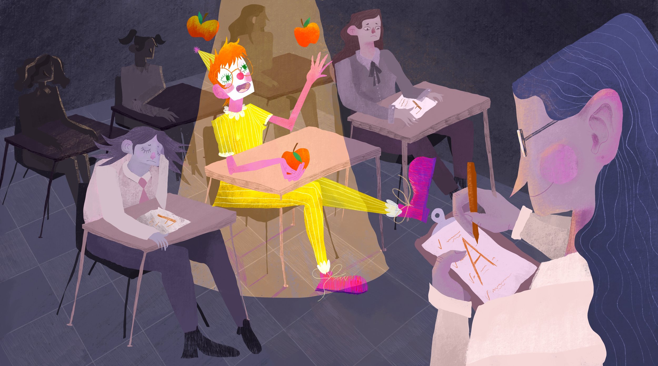 Class Clown , digital print