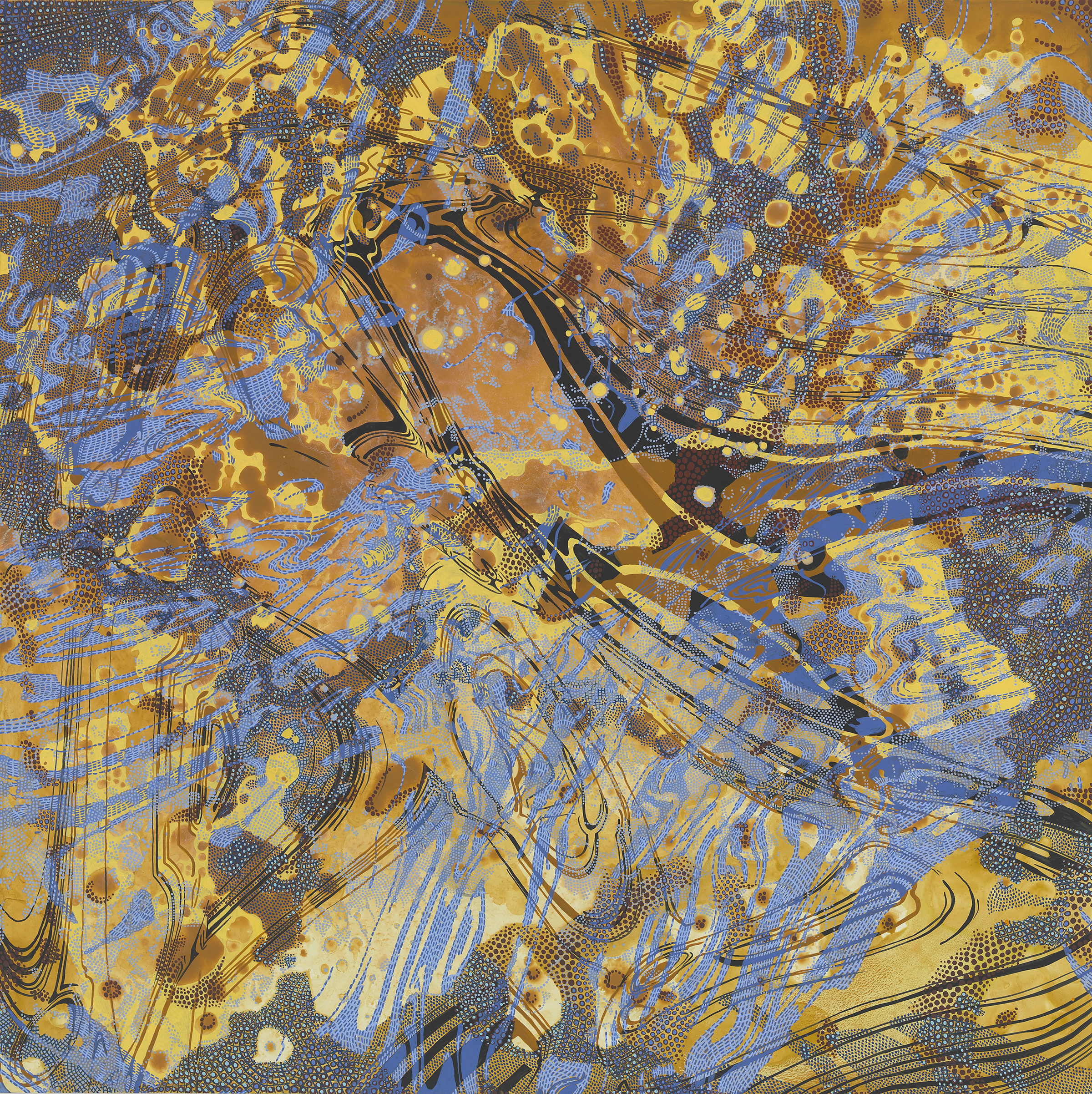 Ecstasy of Unity , acrylic on panel, 24" x 24", $2,400