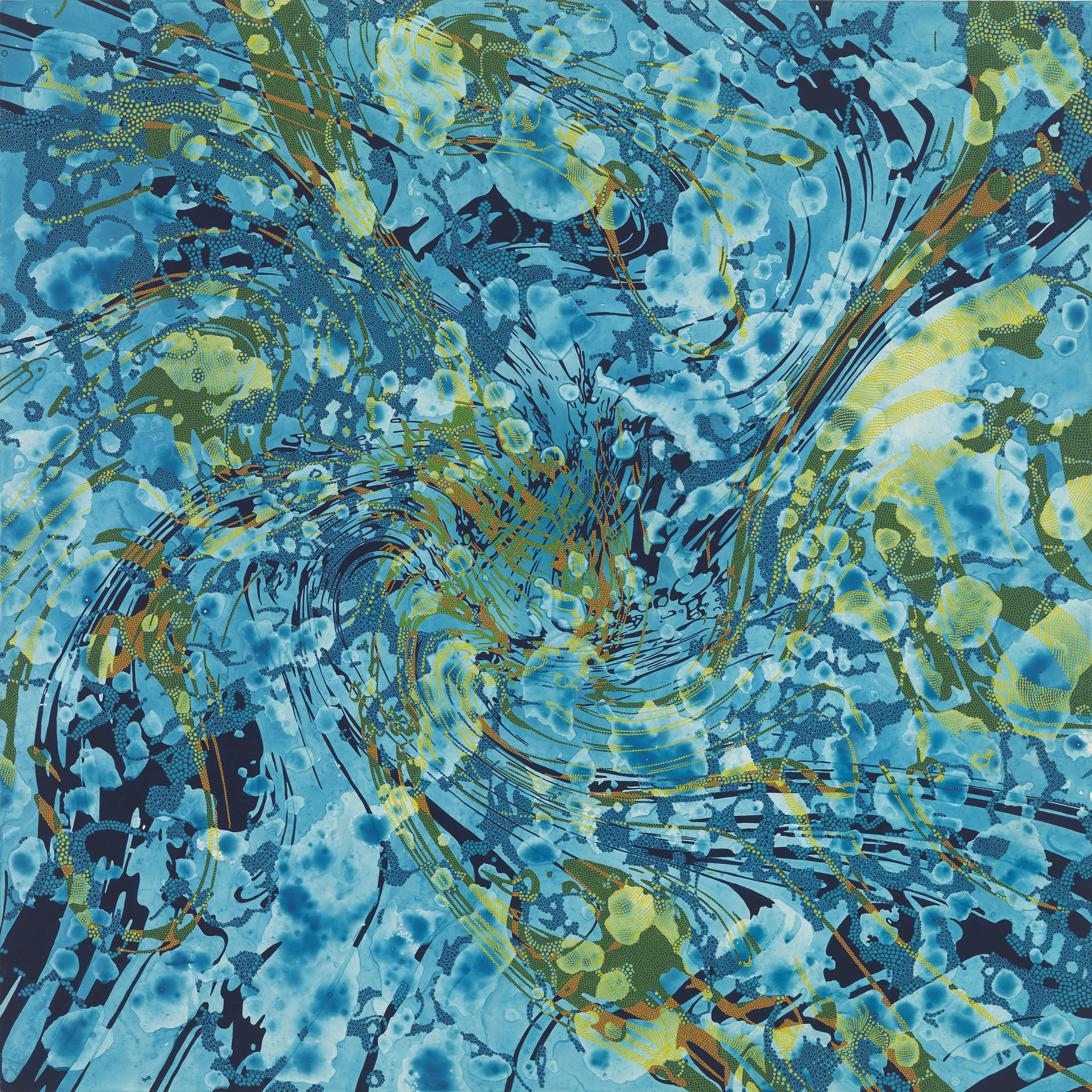 Release , acrylic on panel, 30" x 30", $3,200