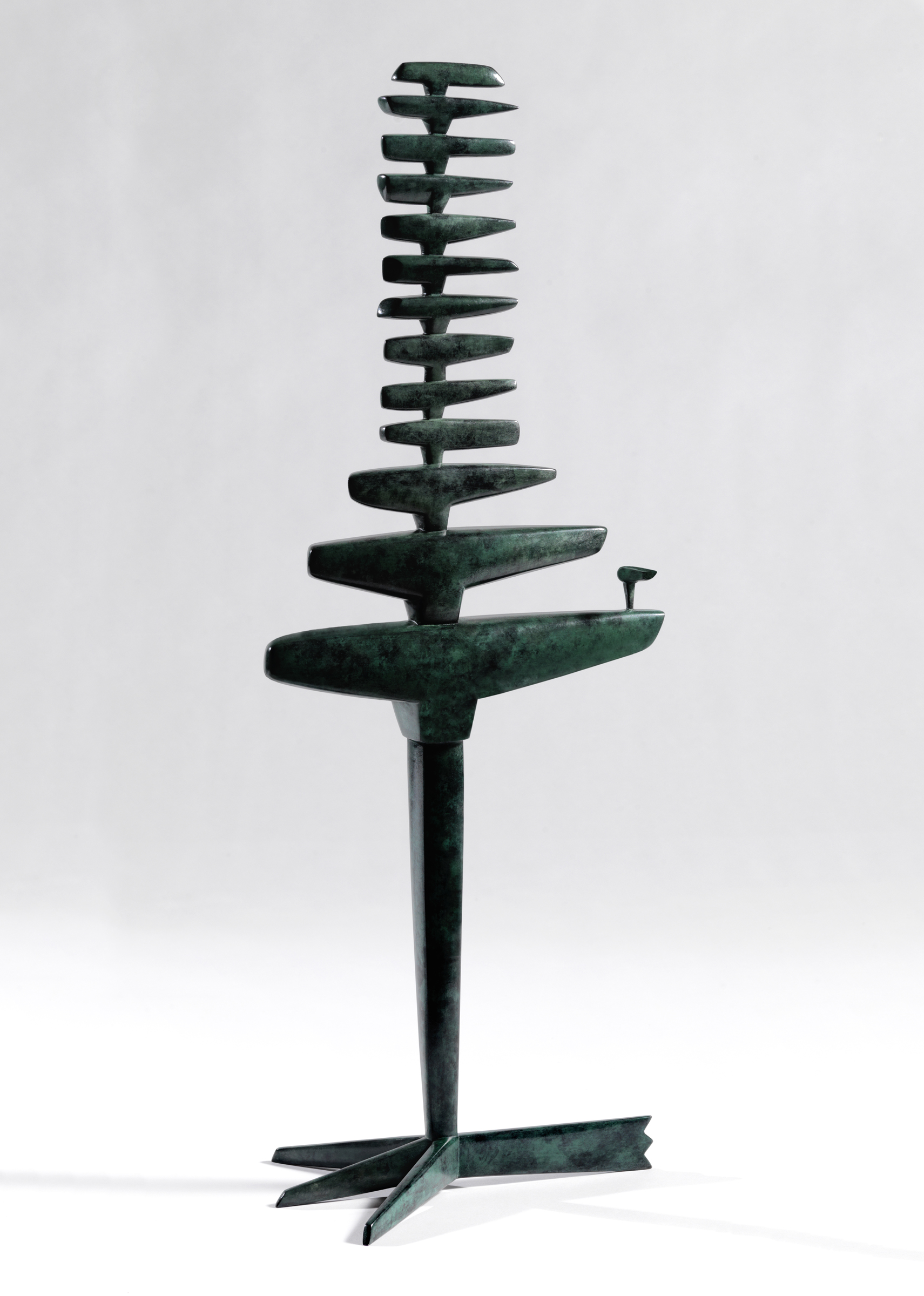 Standing Murmuration (2/5) , bronze, 24 1/4" x 8 3/4" x 3 1/4", $4,500