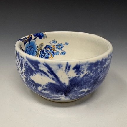Beverly Carter - Porcelain bowl in cobalt blue