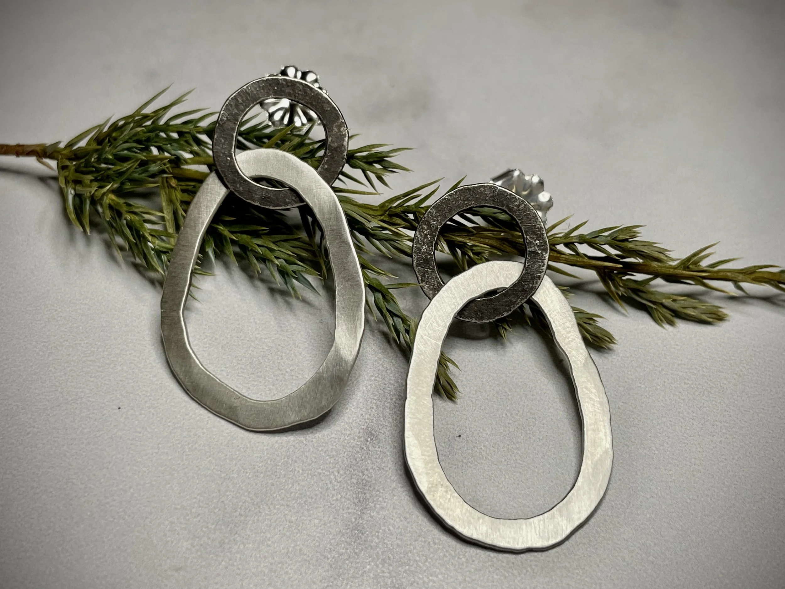 Lisa Gent - Moss Circle Earrings