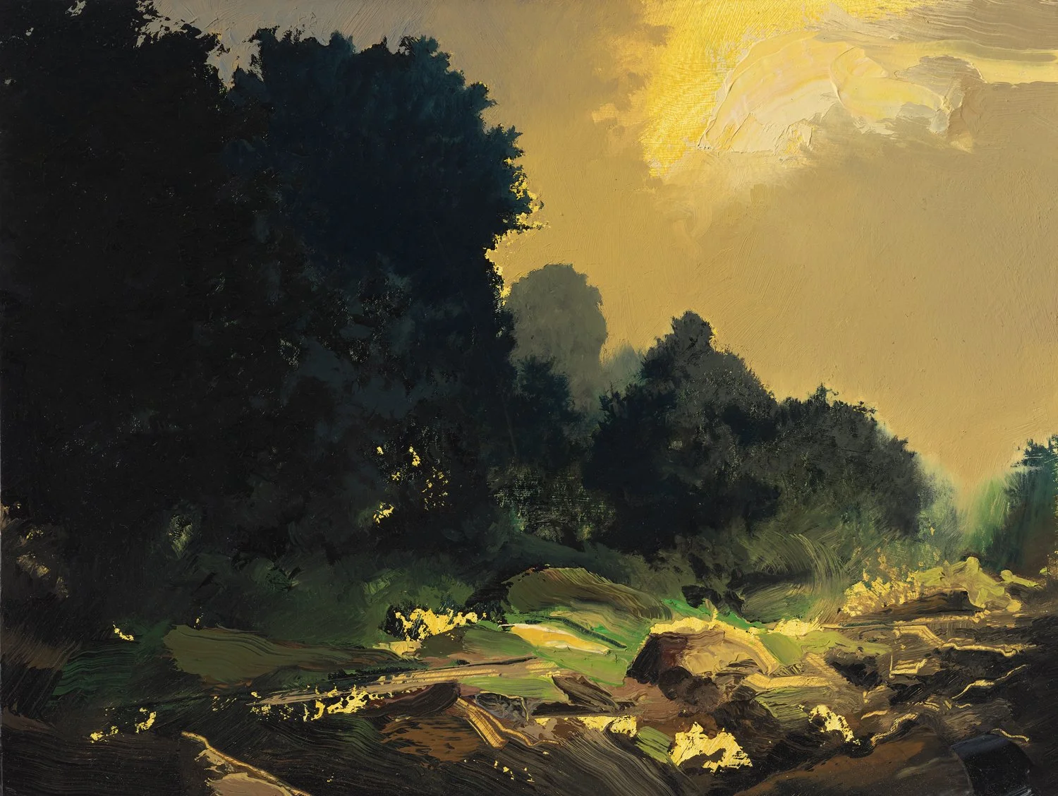 Wilhelm Neusser - Landscape/Yellow Sky (#2050)