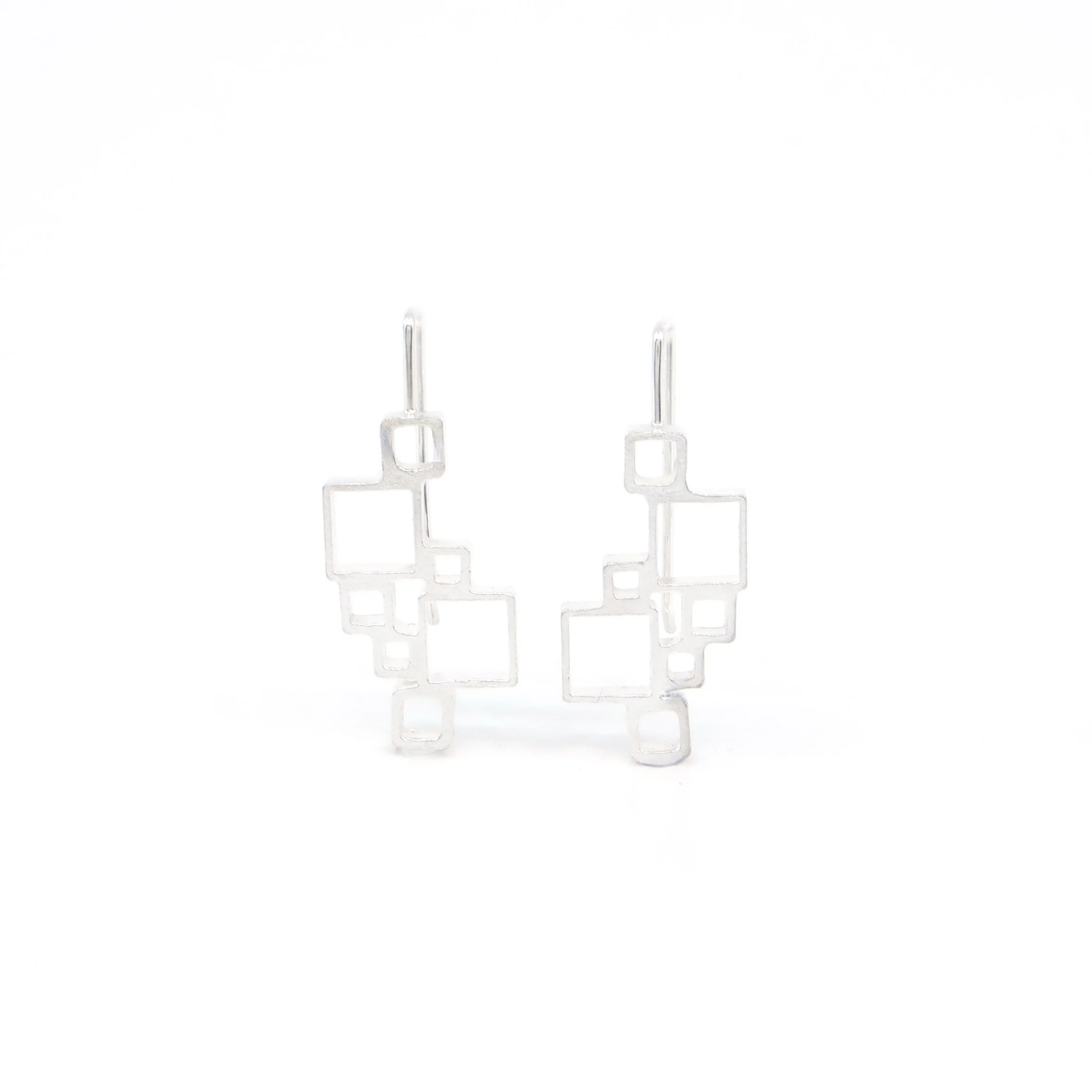 Wendy Jo New - Open Square Earrings