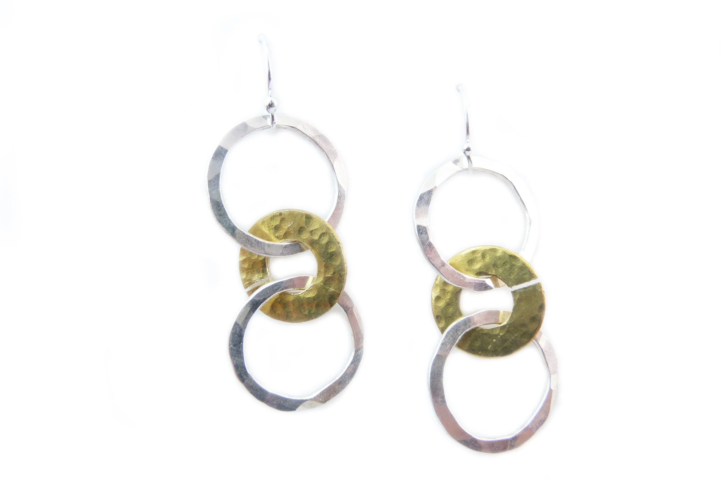 Karenna Maraj - Silver and Brass Scatter Earrings