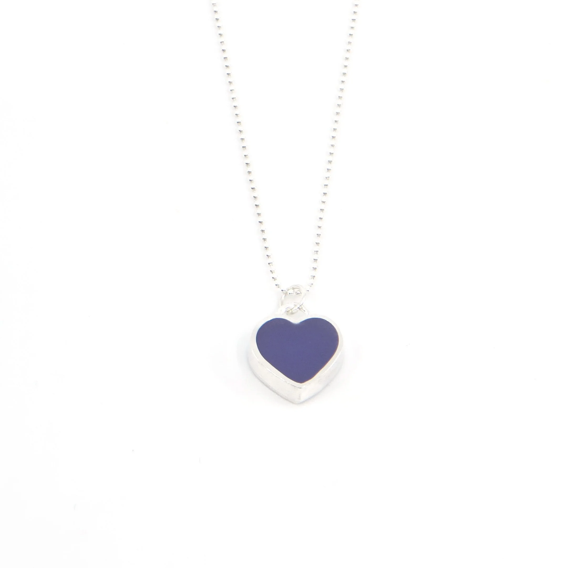 Wendy Jo New - Purple Chunky Candy Heart Necklace