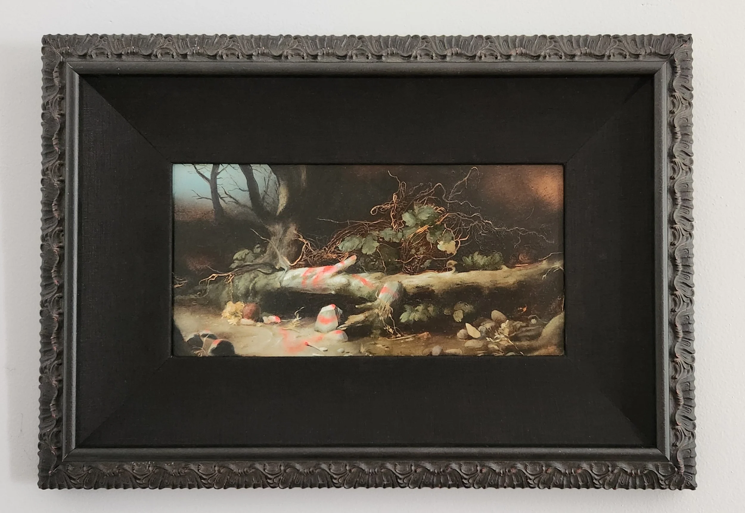 Still Life with Fluorescent on Fallen Tree_framed_12.75x18.75x1.5.jpg