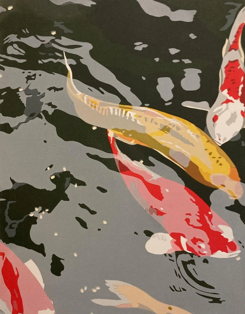 Anne Silber - In Thailand: Koi Pond