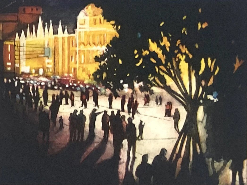 Mary Teichman - The Bund, Framed