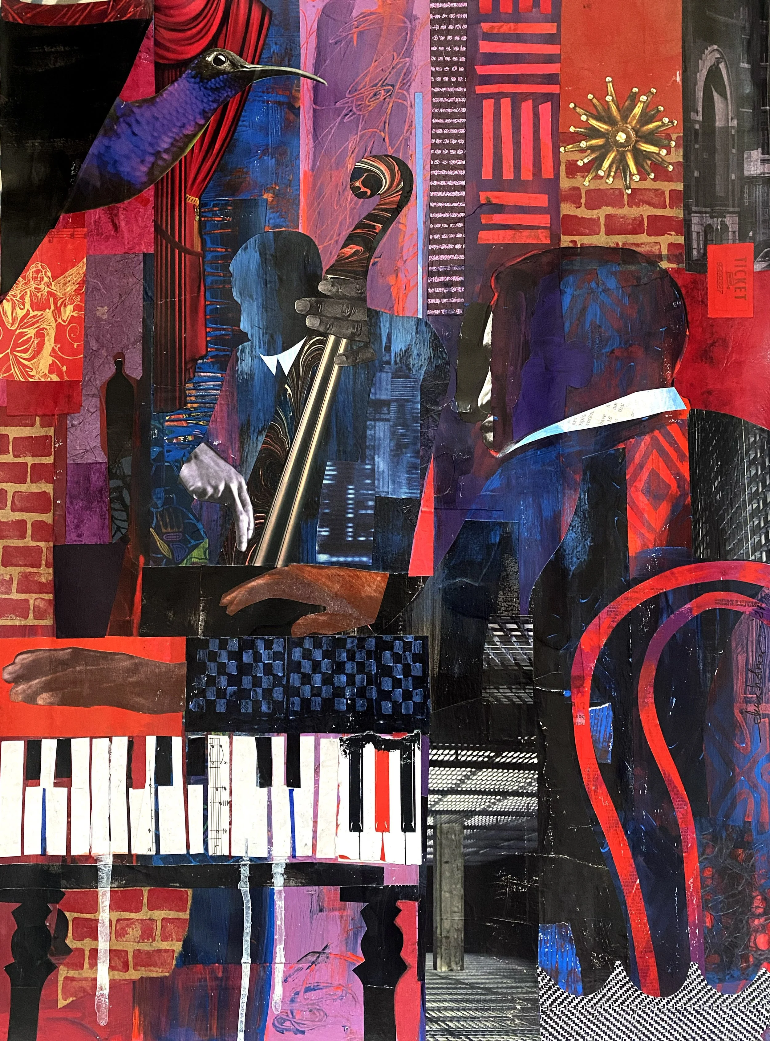 Ekua Holmes - Wait in the Wings (A/P II)