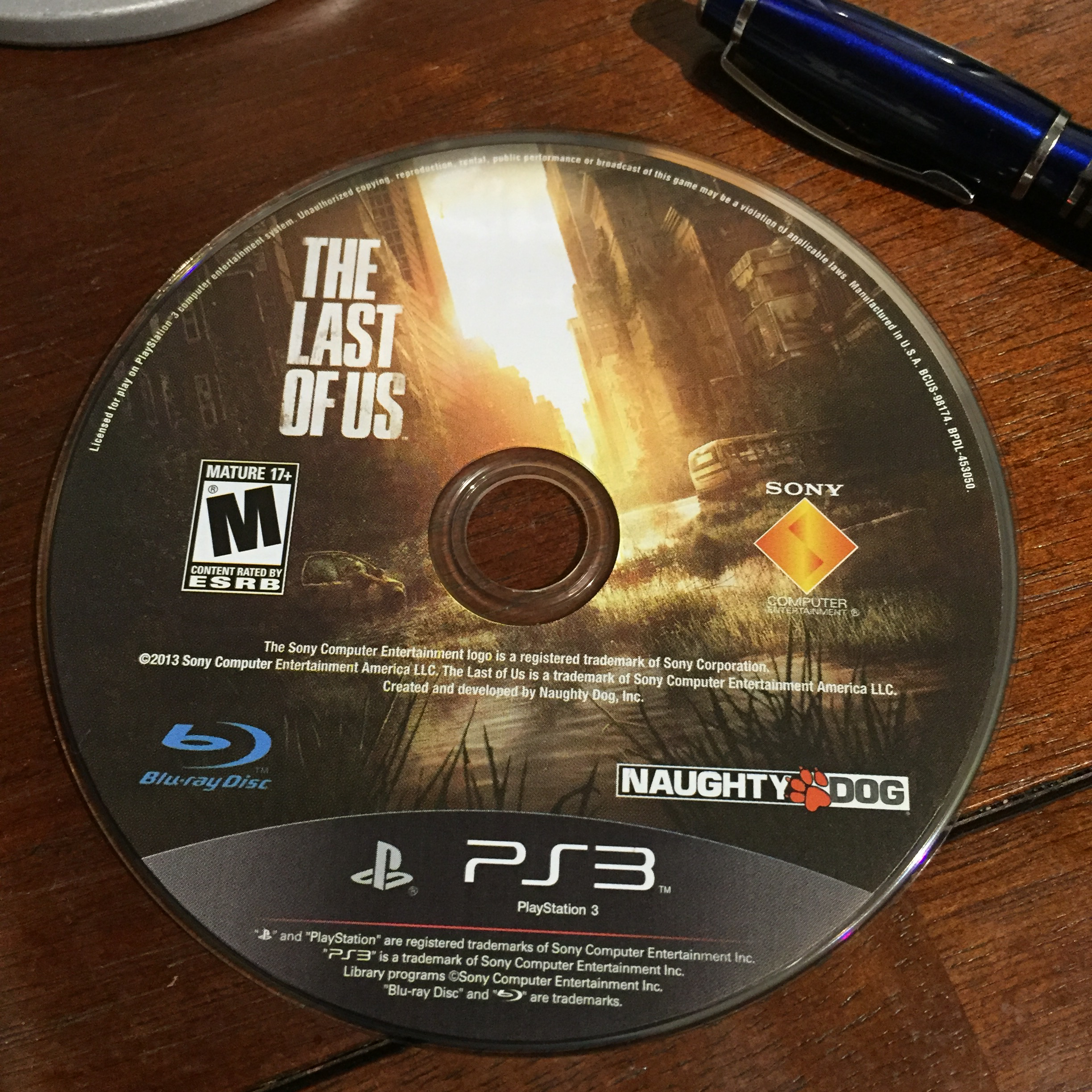 The Last Of Us - Last Of Us Ps3 Disc, HD Png Download - 720x720