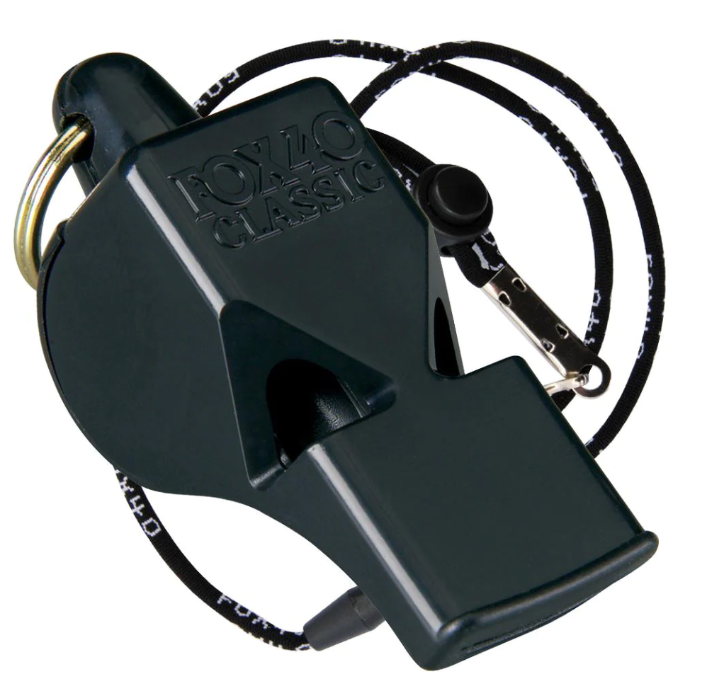 Fox 40 Classic w/ Lanyard (Black)