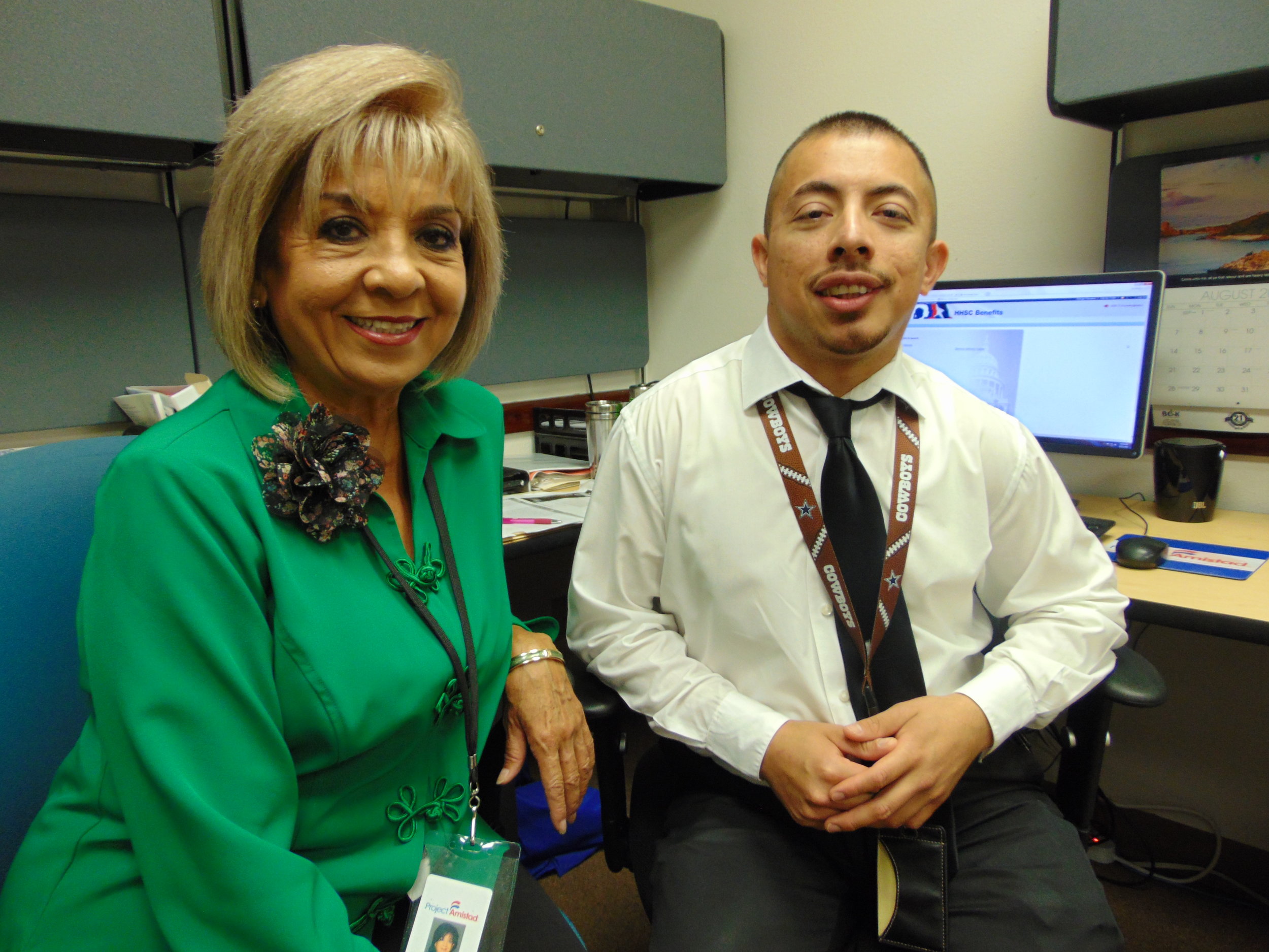ADTRC Resource Coaches Norma Iglesias and Jose Martinez.