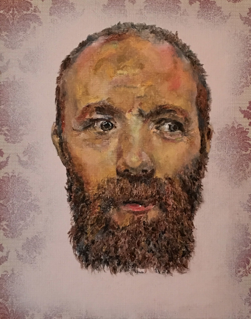 ‘SPOOKED’ OIL PASTEL ON CANVAS BOARD 10” X 8” Price: €175