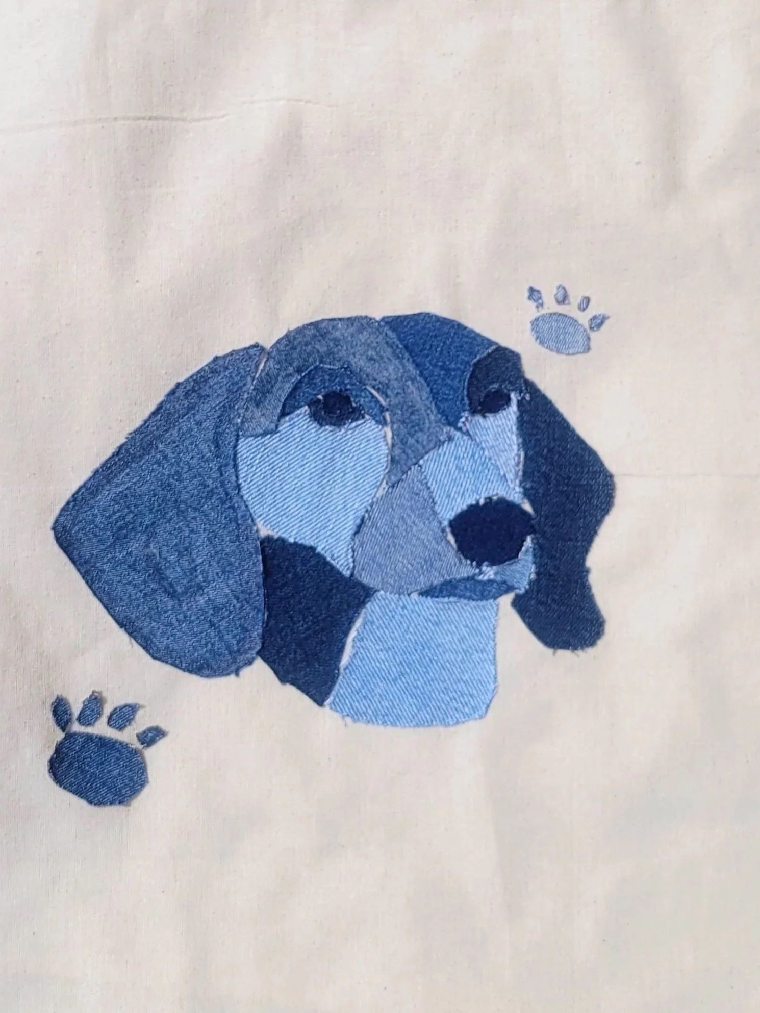 Denim tote bags