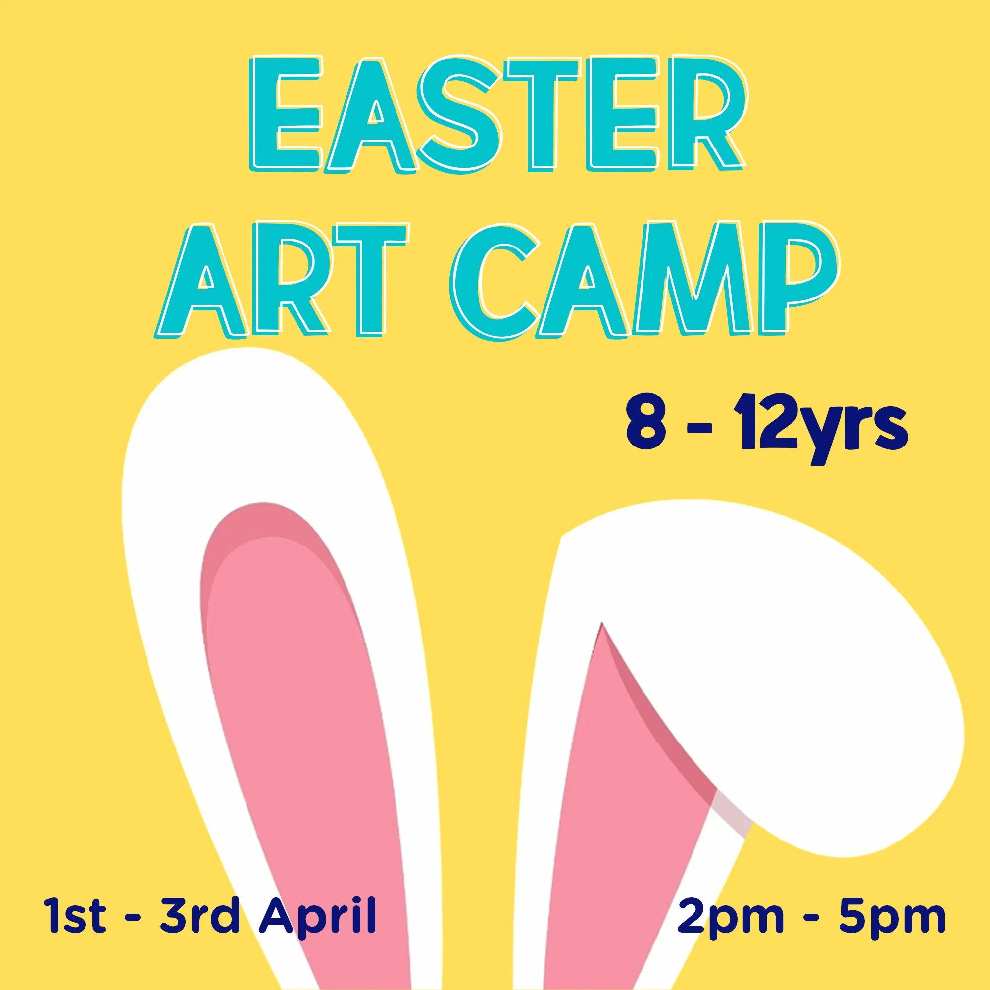 Kids Easter Art Camp (1st - 3rd April) - 8 to 12 yrs