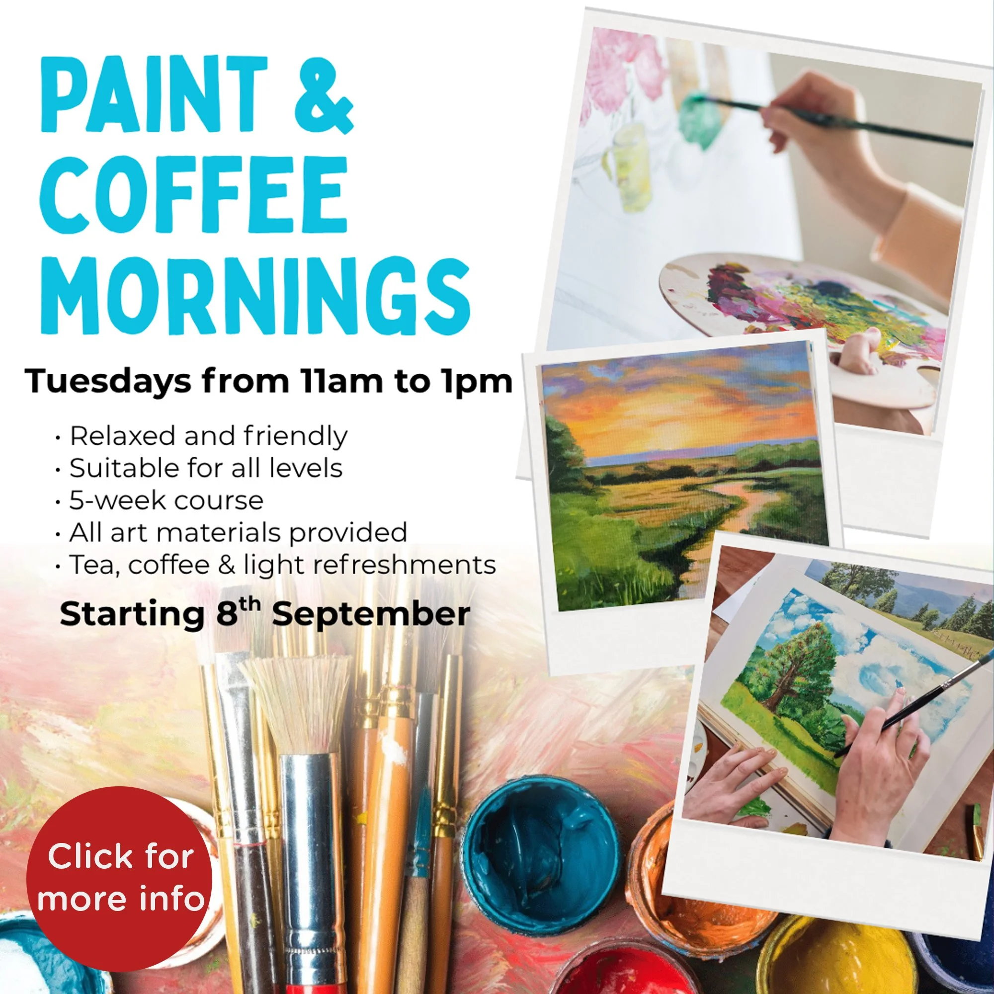 Paint & Coffee Mornings - September
