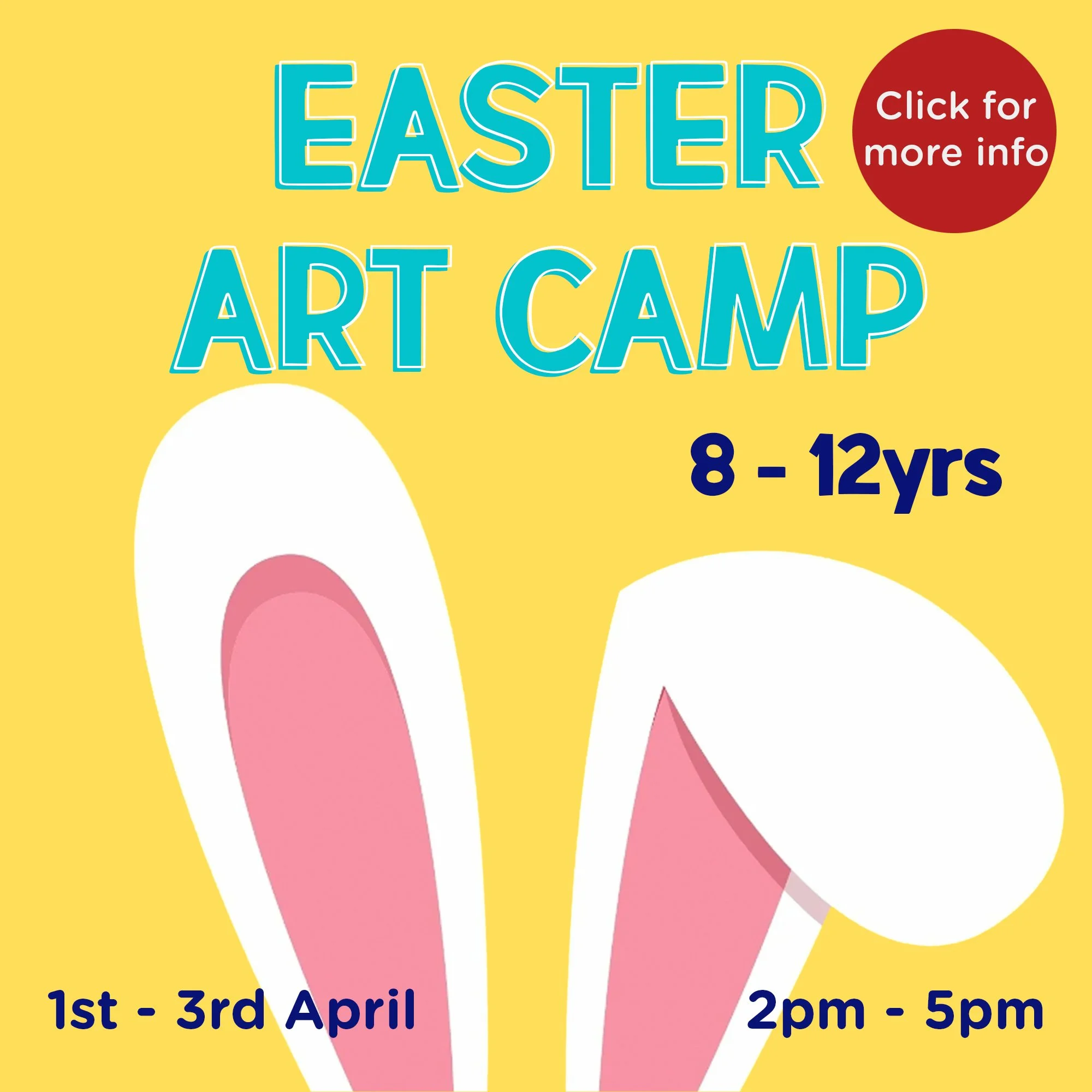 Kids Easter Art Camp (1st - 3rd April) - 8 to 12 yrs