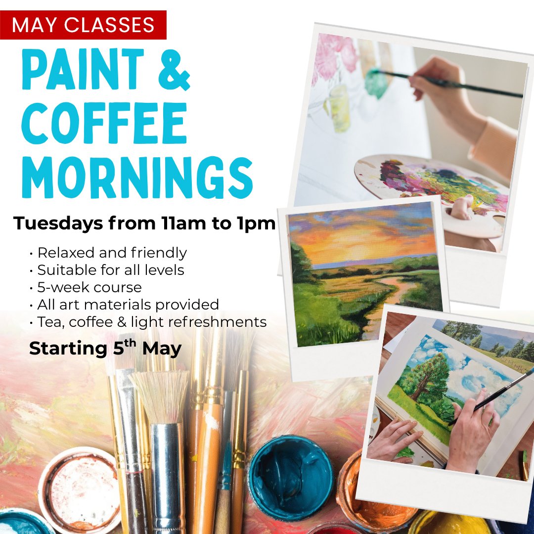 Paint & Coffee Mornings - May