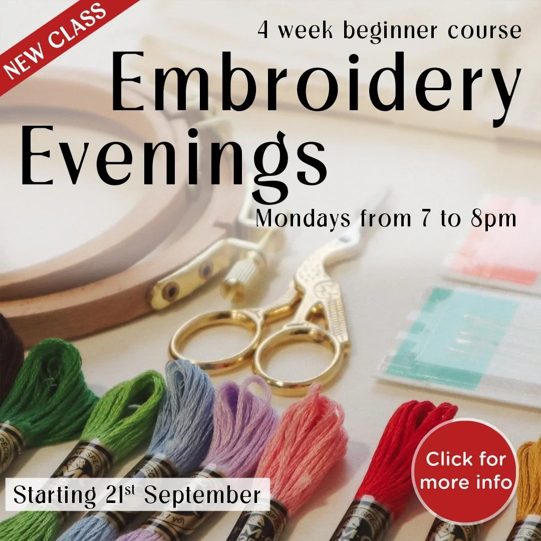 Embroidery Evenings - 4 Week Beginner Course