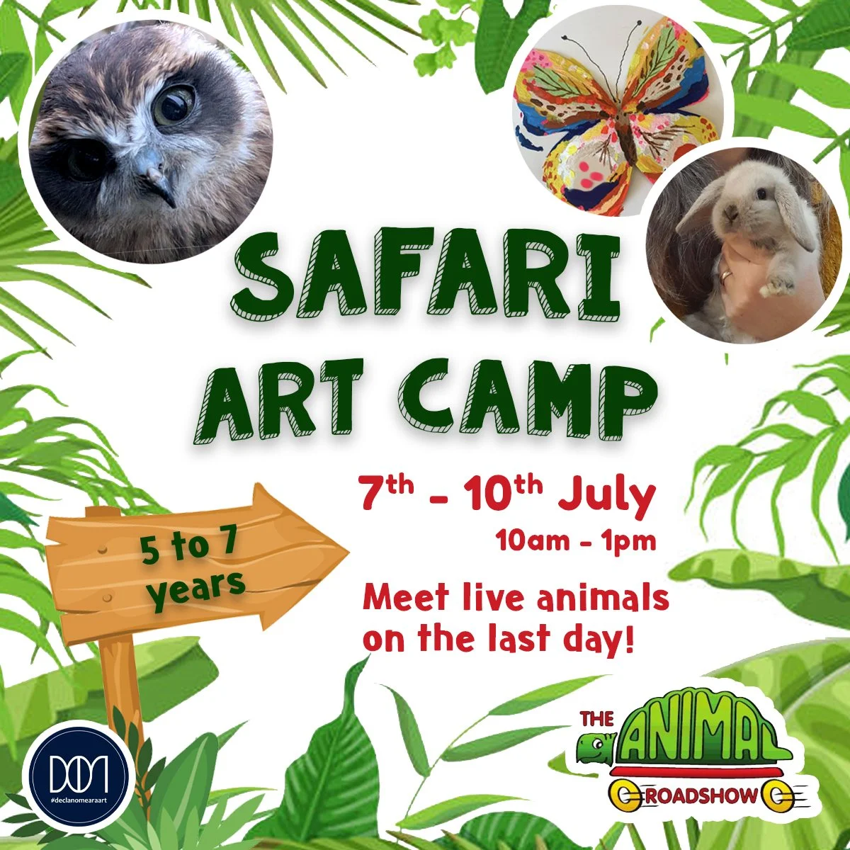 Safari Art Camp (7th-10th July) - 5 to 7 yrs