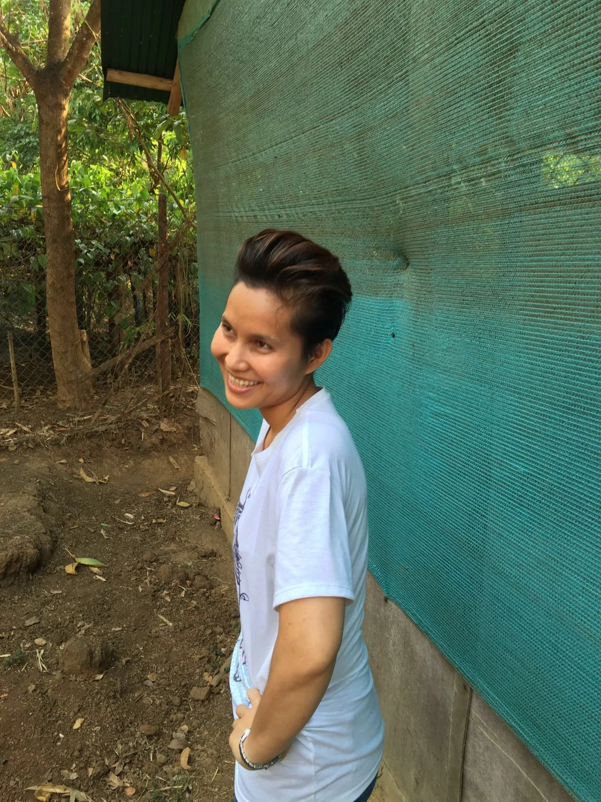 Phadkaew loves her new short 'do and feels so much cooler now that she can feel the breeze on the back of her neck.
