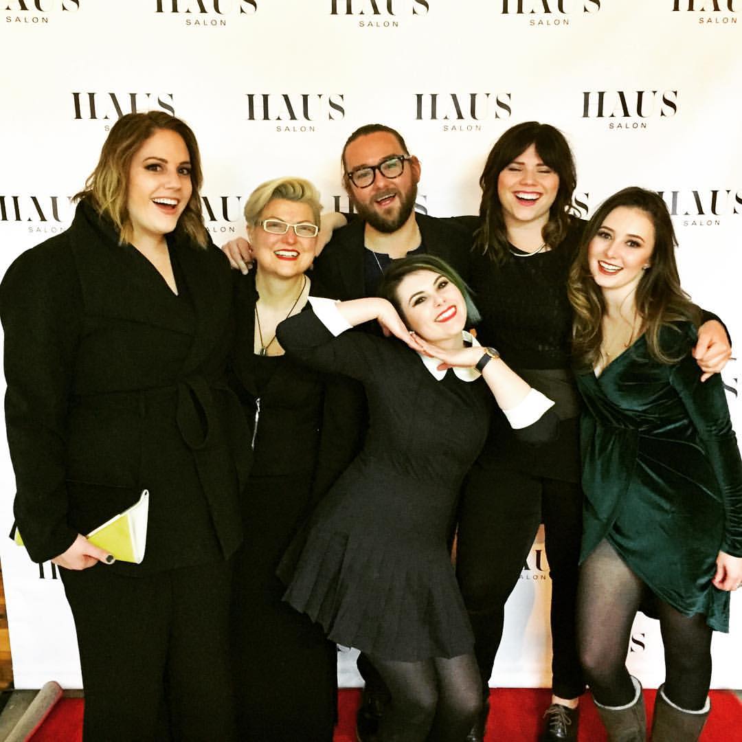 The team traveling to Thailand this year: from HAUS Salon Mary Lucic, Charlie Brackney, Lindsey Barr, and Natalie Hansen. (not pictured Sarah Navratil)