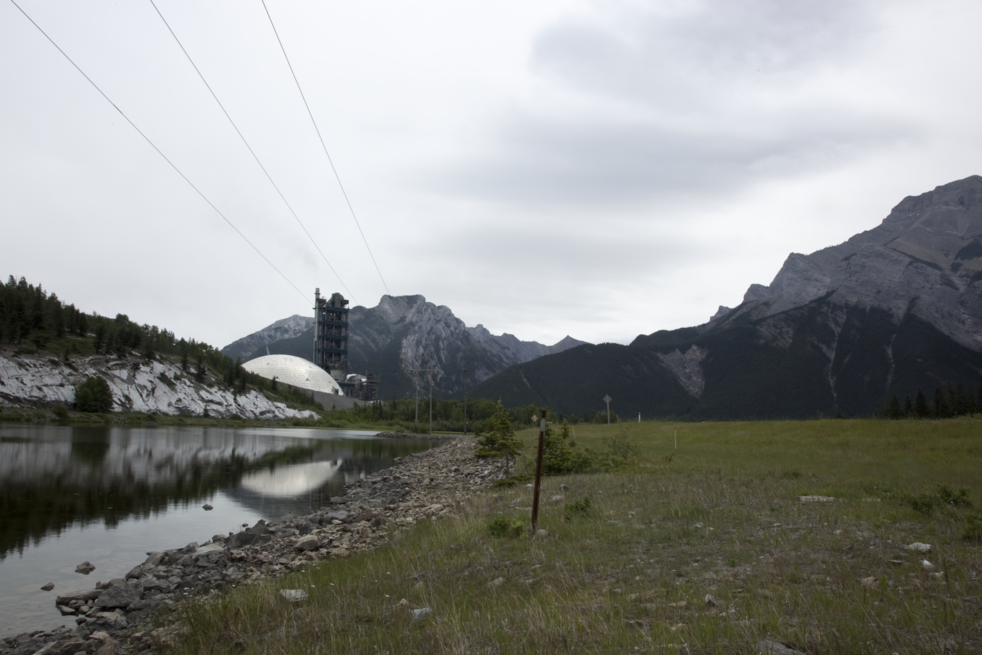 Jacquelene Drinkall, EcoDome: Heart Mountain , digital photograph, pure pigment inkjet print on archival enhanced matte paper (Epson Premum Quality), 55.5 cm (height) x 61 cm (length), 2016. Technical advice and printing production by Don Lee at Banff Photo Services.