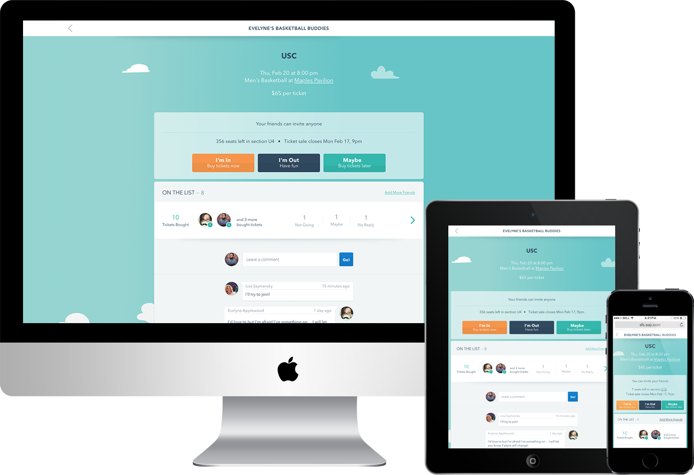 SAP Group Seating is responsive