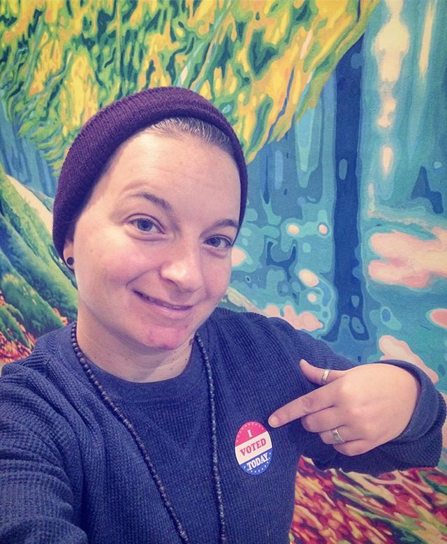 Voting matters because we ALL matter. #ivoted #vote #votetoday #lgbtqrights #womensrights #equality #queer #transgender #nonbinary #wereinthistogether #strongertogether @asiakatedillon #votewithus