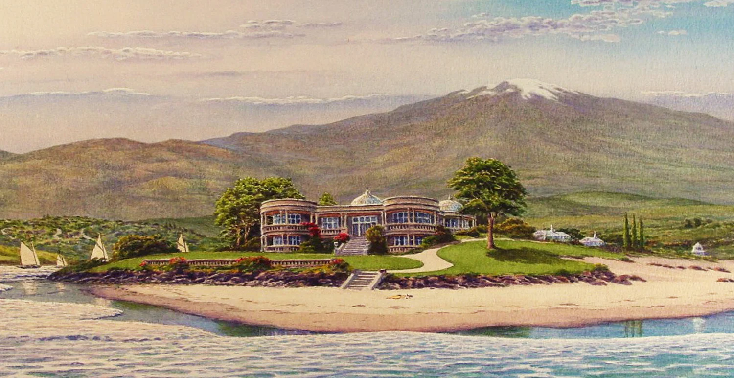 The Poloustrov Museum, on Putney Bay