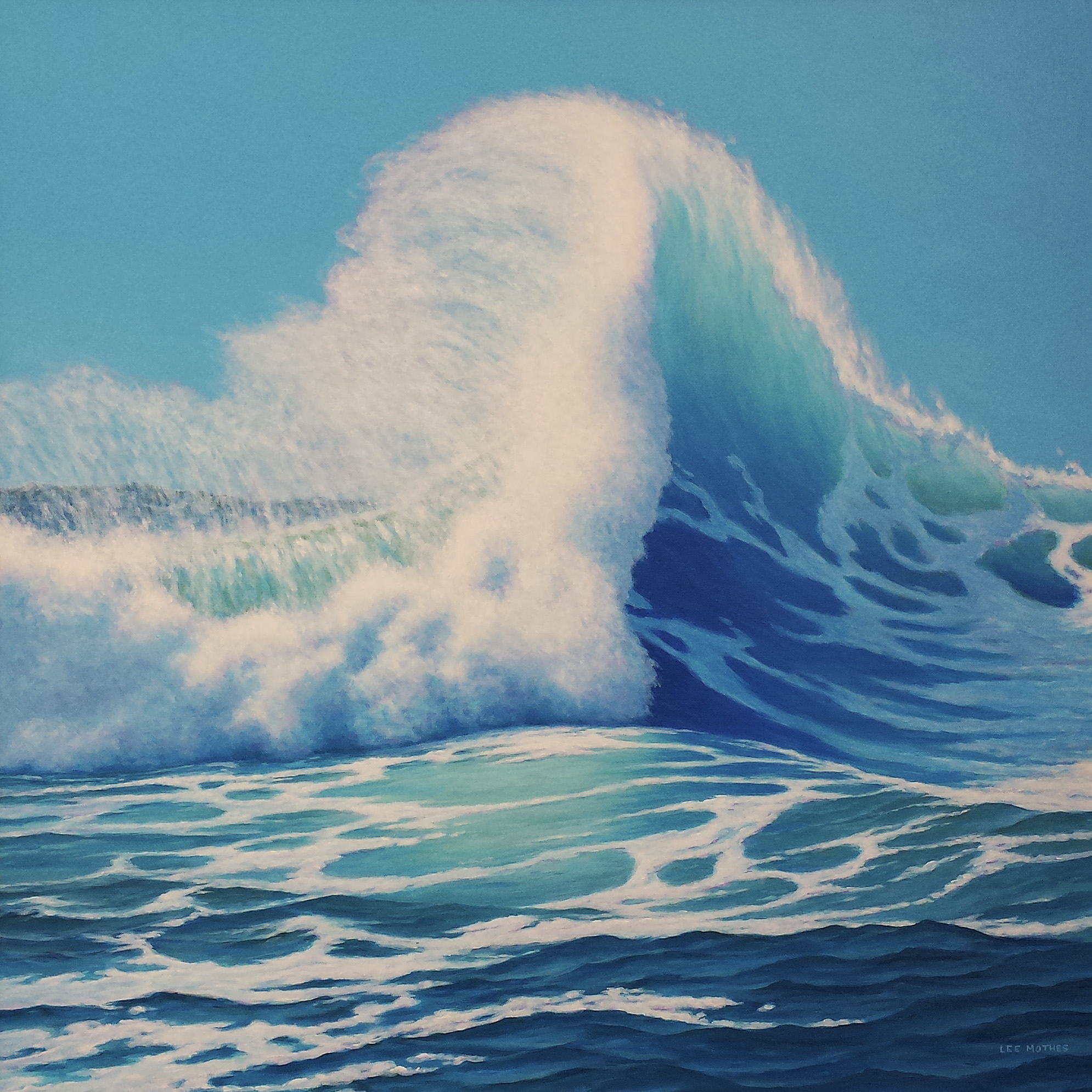"Big Splash" 36" by 36" acrylic on canvas will be featured at the Jill Logan Galeria. 