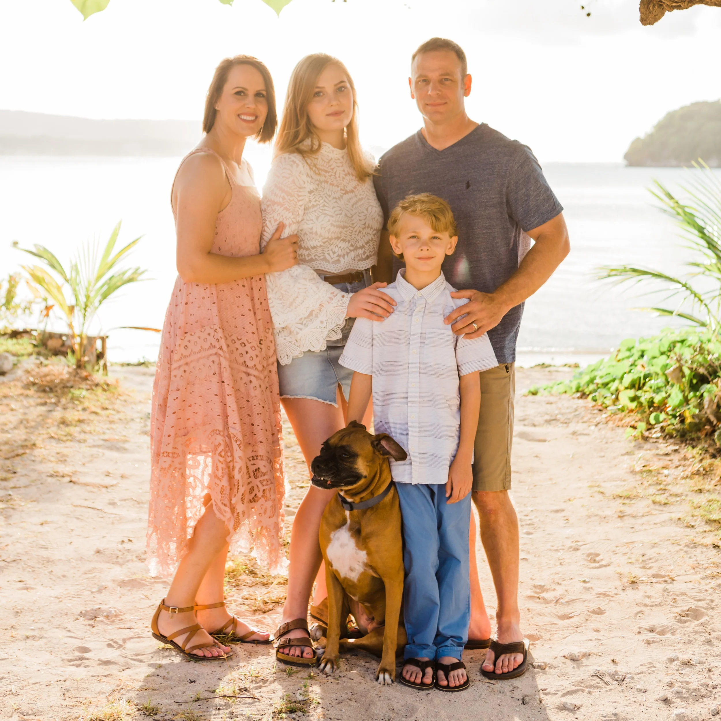 Hotel Sante Fe Guam Beach Family Photographer - Erica + Family