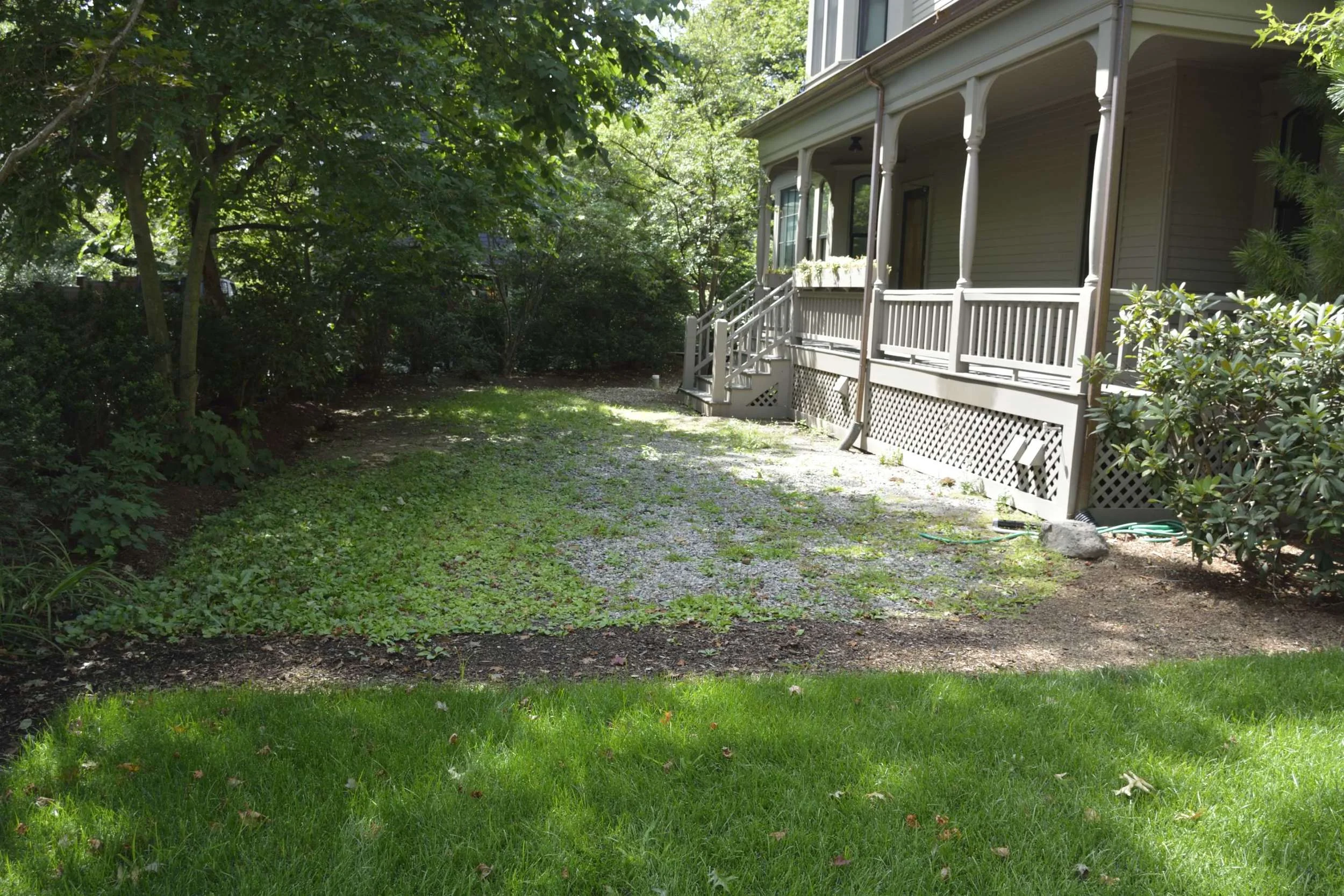  Cambridge, MA:&nbsp; Former dumpster site from home renovation requires versatile semi-permanent, aesthetically pleasing intervention.    
