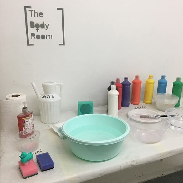 The &ldquo;Art Supply Buffet&rdquo; &mdash; we can&rsquo;t wait to set this up again in our next city, after all this is over. We had just the most lovely time in Peckham ❤️ @thenewearthartschool