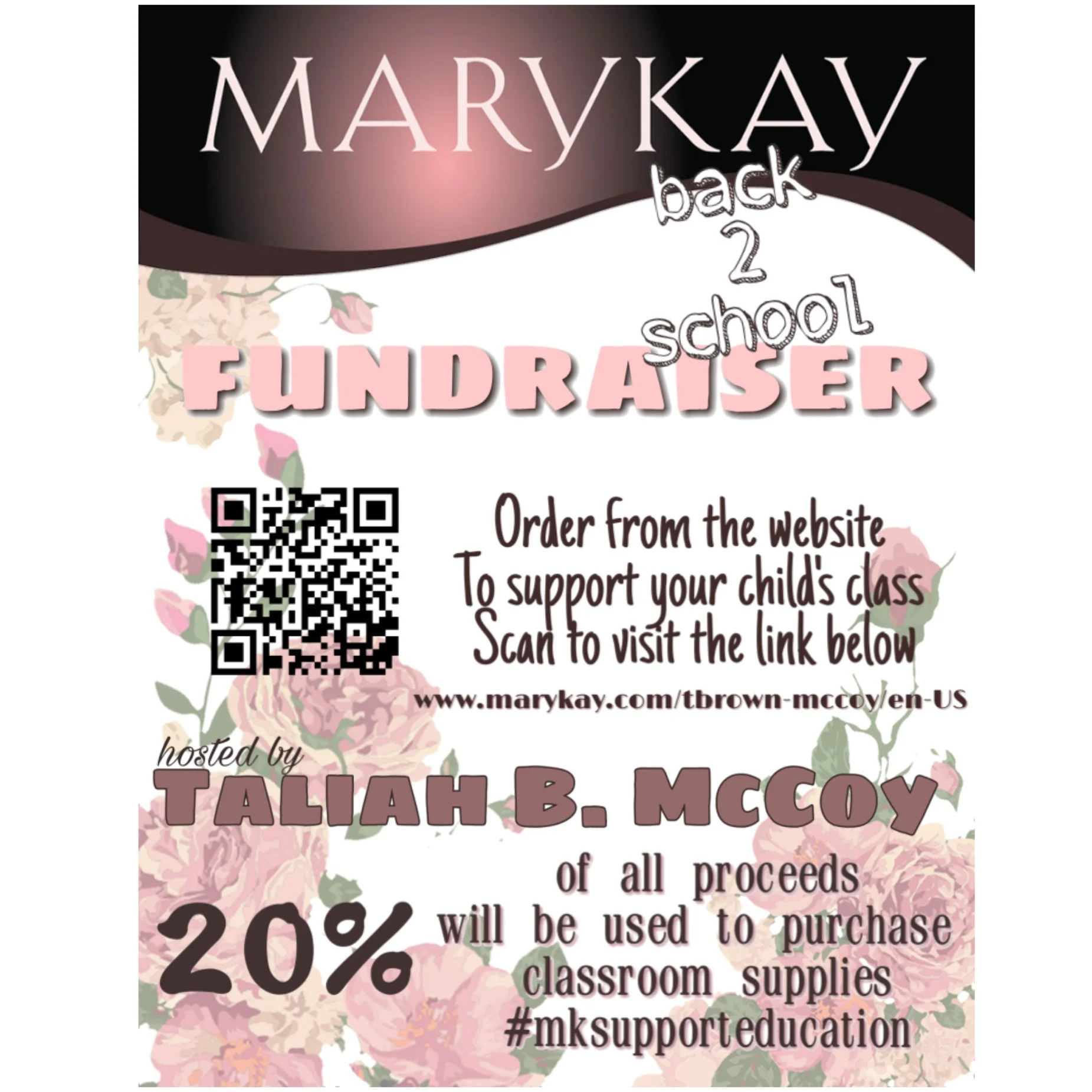 Fundraiser Promotional Flyer-Original